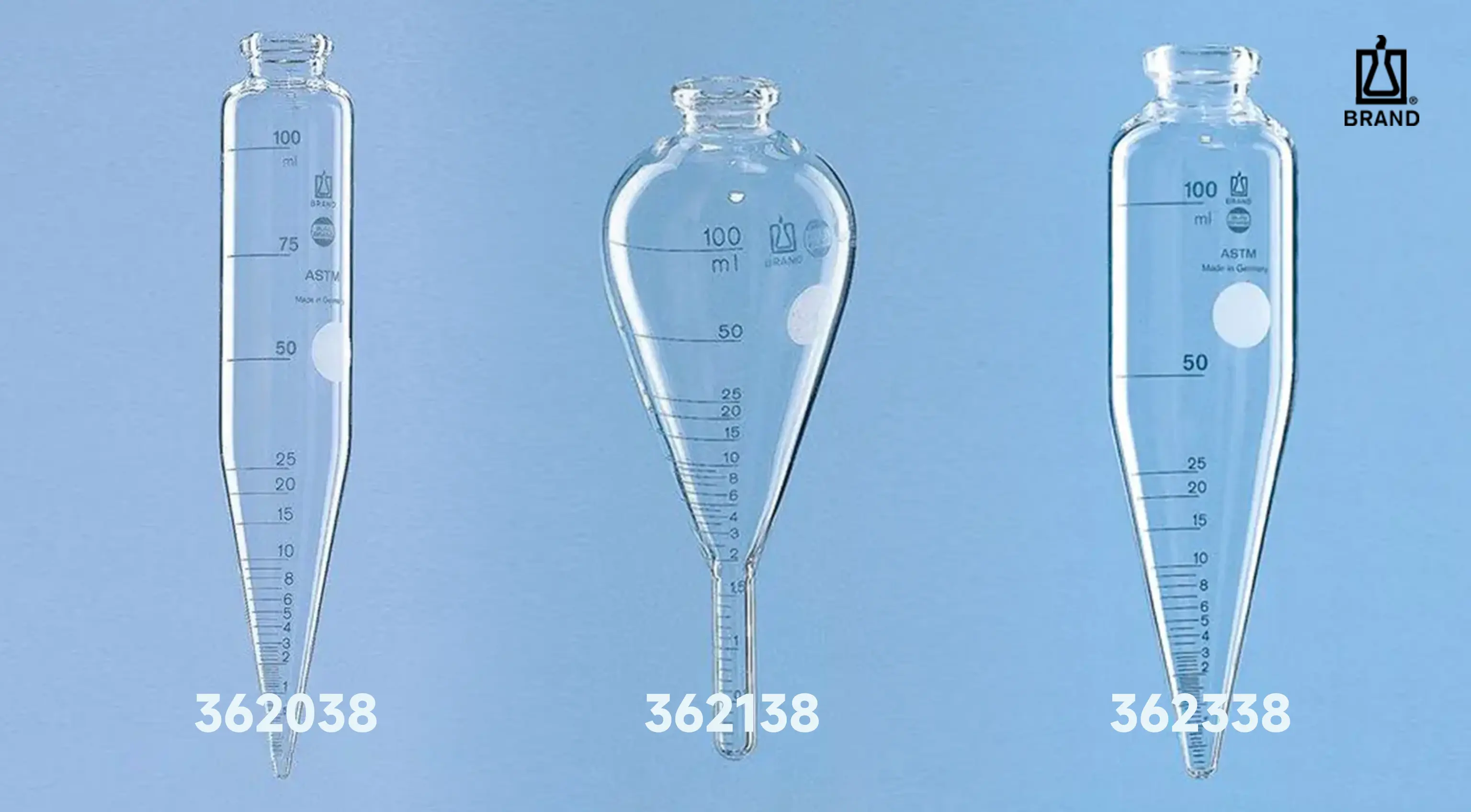 BRAND普兰德 - ASTM 离心管362038/362138/362338三款核心货号