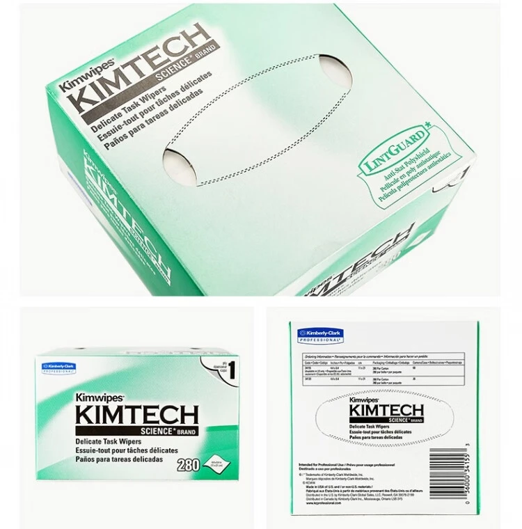 Kimberly-Clark(金佰利) 低尘擦拭纸（小号单层）34155 [一整盒280张]产品详情页