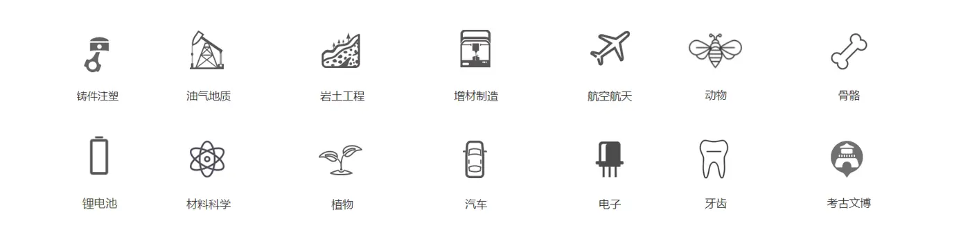 原位微米CT成像系统的应用领域