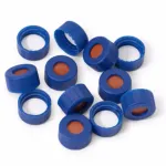 5182-0717安捷伦Agilent螺口双层隔垫分层蓝色瓶盖适配2ml样品瓶