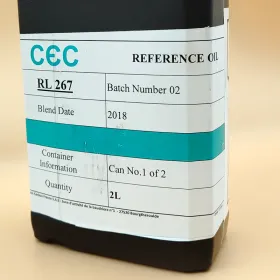 全套符合欧洲CEC方法RL系列标准油(货号:CEC RL标油)RL267