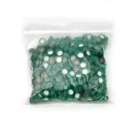 安捷伦5185-5829瓶盖 螺口 绿色 PTFE/红色硅橡胶隔垫 500/包