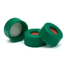 安捷伦5185-5829瓶盖 螺口 绿色 PTFE/红色硅橡胶隔垫 500/包