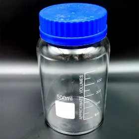 样品瓶 500ml广口高硼硅透明玻璃瓶，配有螺纹的TEFLON特氟龙盖子，上口径大于4cm 内有垫片样品瓶 500ml广口高硼硅透明玻璃瓶，配有螺纹的TEFLON特氟龙盖子，上口径大于4cm 内有垫片