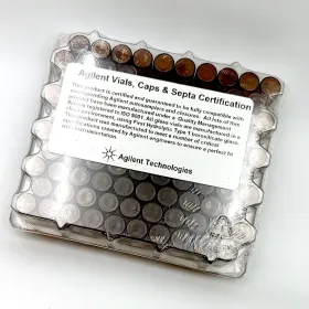 安捷伦Agilent原装1.5ml/2ml螺口棕色广口进样瓶螺纹样品瓶