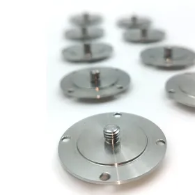 Stainless Steel,8mm Screw-in Parallel Plates for CSA,UHP,流变仪配件