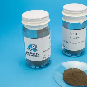 ALPHA阿尔法 货号AR303 硫碳标样 Carbon and Sulfur in Nodular Iron CRM(C=3.88% S=0.021%)
