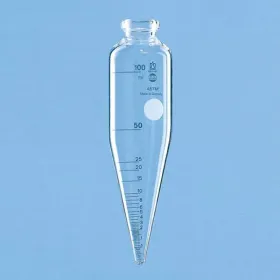 362338 普兰德BRAND - ASTM 离心管, BLAUBRAND®, 硼 3.3，圆柱下圆锥，100ml ，长度167 mm，ASTM D 96，2个/包