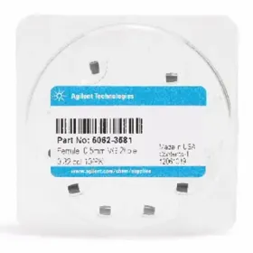 安捷伦 5062-3581 毛细管色谱柱分流器 / 密封垫圈，内径 0.5 mm，2 孔，15% 石墨/85% Vespel，适用于 0.32 mm 色谱柱，10/包