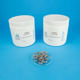 ALPHA阿尔法 AR868 不锈钢环 / Carbon and Sulfur CRM (C= 0.108% S= 0.0016%) - 1g Ring