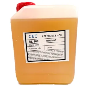 全套符合欧洲CEC方法RL系列标准油(货号:CEC RL标油)RL208