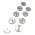 Stainless Steel,8mm Screw-in Parallel Plates for CSA,UHP,流变仪配件