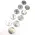 Stainless Steel,25mm Screw-in Parallel Plates for CSA,UHP,流变仪配件