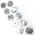 Stainless Steel,25mm Screw-in Parallel Plates for CSA,UHP,流变仪配件