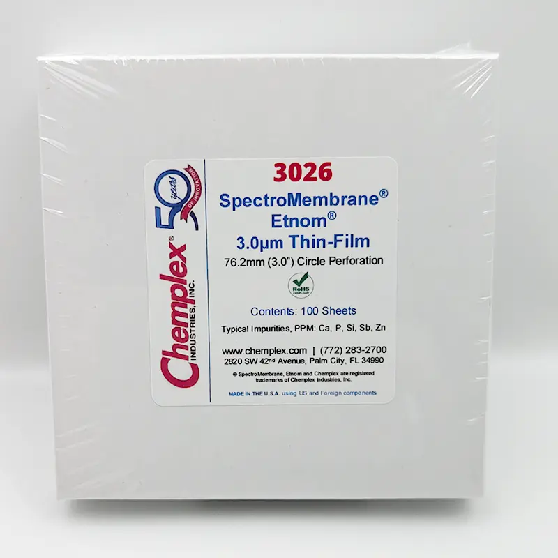 Chemplex 3026 SpectroMembrane Etnom 3.0μm 样品膜