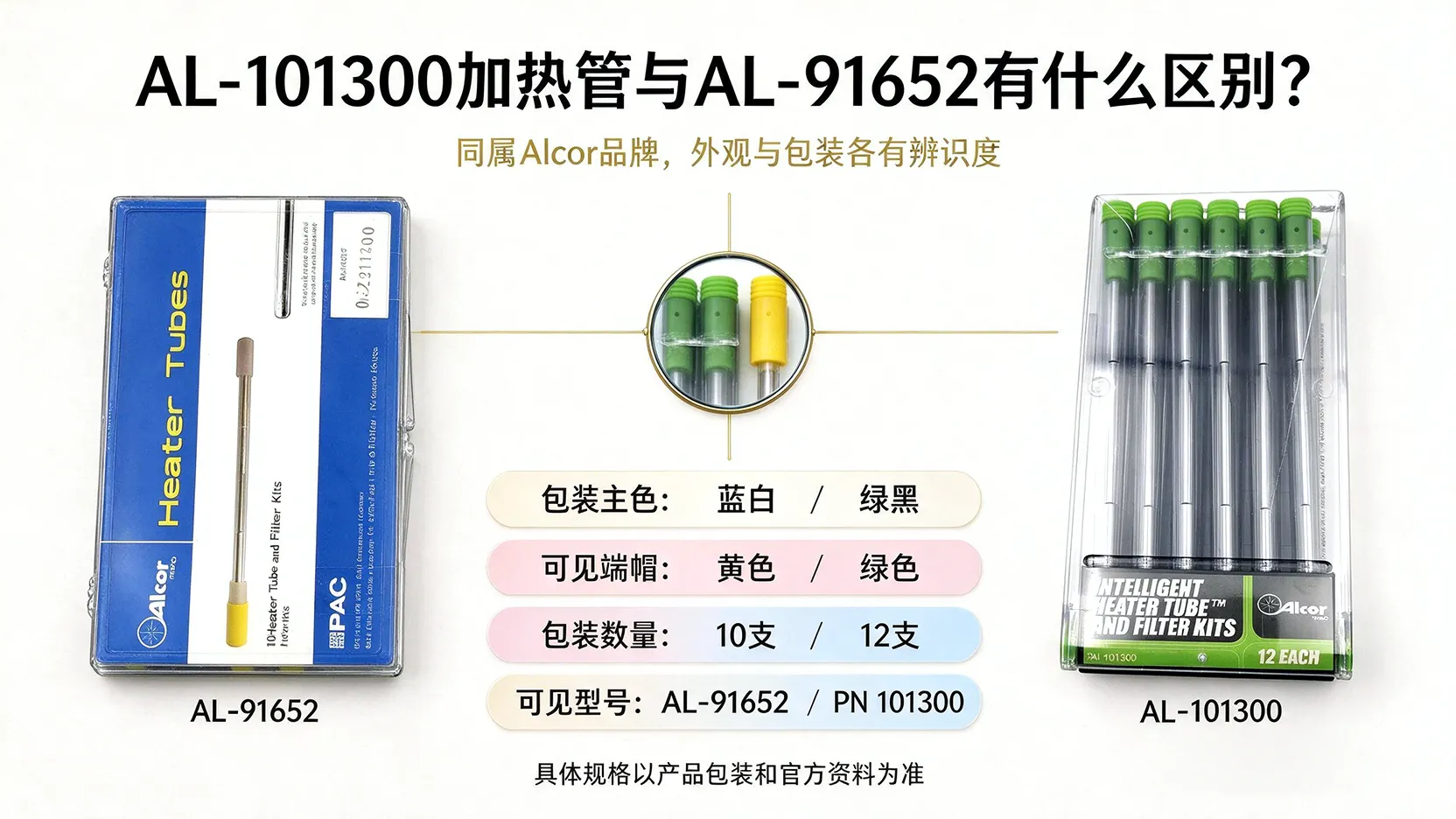 AL-101300与AL-91652加热管区别 | Alcor加热管选型指南 | PRONOVATION普诺实验商城