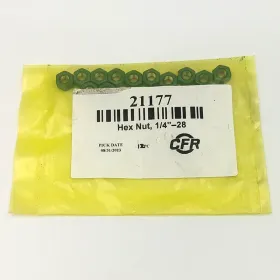 21177 六角螺母,1/4 " -28美国waukesha十六烷值仪器配件耗材